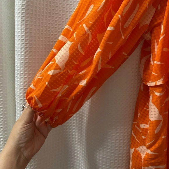 NWT Who What Wear Tropical Tiered Dress - Picture 9 of 9